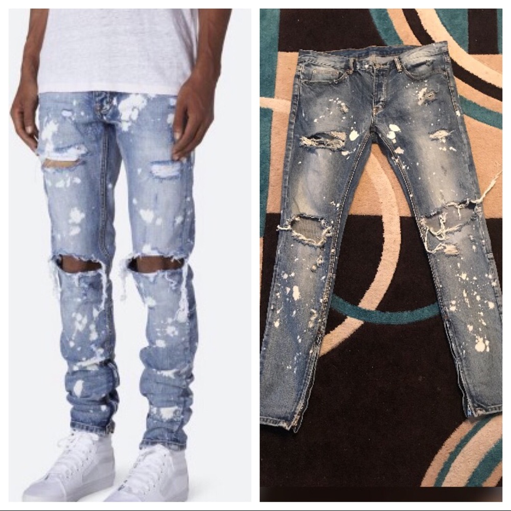 MnML. M1 Splash StretchDenim  Men Size 34